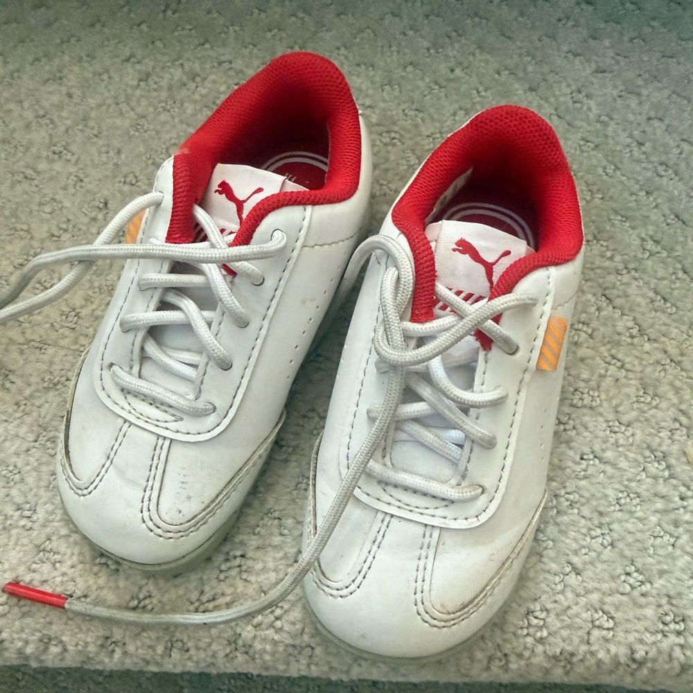 PUMA Kids Boys Sf Roma Via Perforated Lace Up Sneakers Shoes Casual
 6C